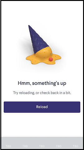 Erreur sur l'app