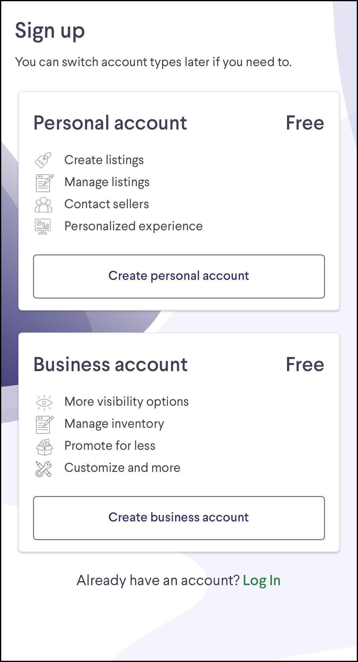 Registration Page