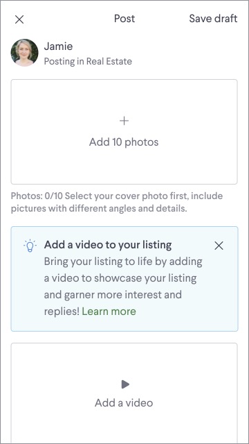 How to add a video example