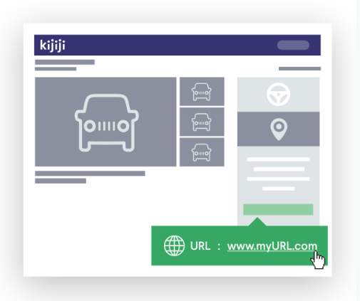 Dealer URL as displayed on the ad detail page