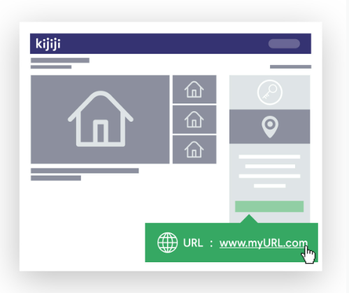 Professional URL as displayed on the ad detail page